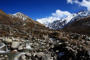 Paysage depuis le haut plateau du Langtang
