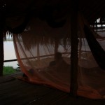 Notre petit campement sur le bord du lac pour la nuit