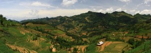 Paysage à proximité de Bac Ha