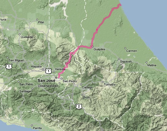 Tortuguero - San José